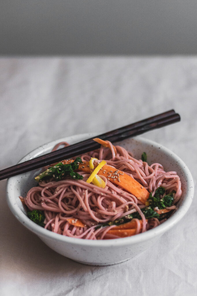 Cold Ume Somen With Sesame Dressing LePlainCanvas cold-ume-somen-with-sesame-dressing-leplaincanvas