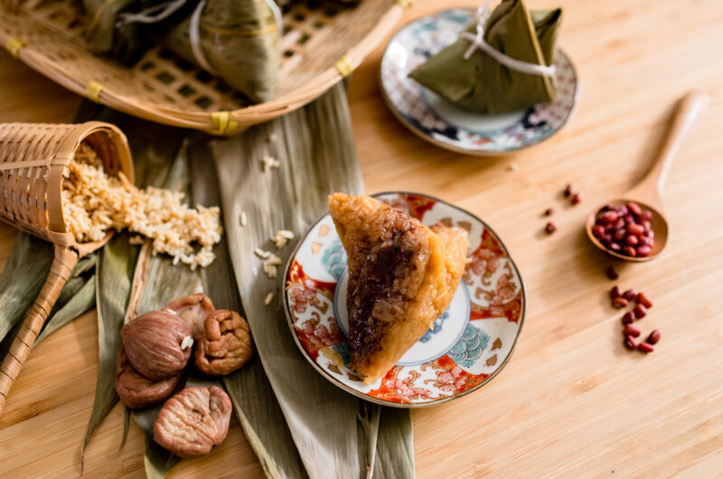 Red Bean Sticky Rice Dumpling | 红豆碱水粽