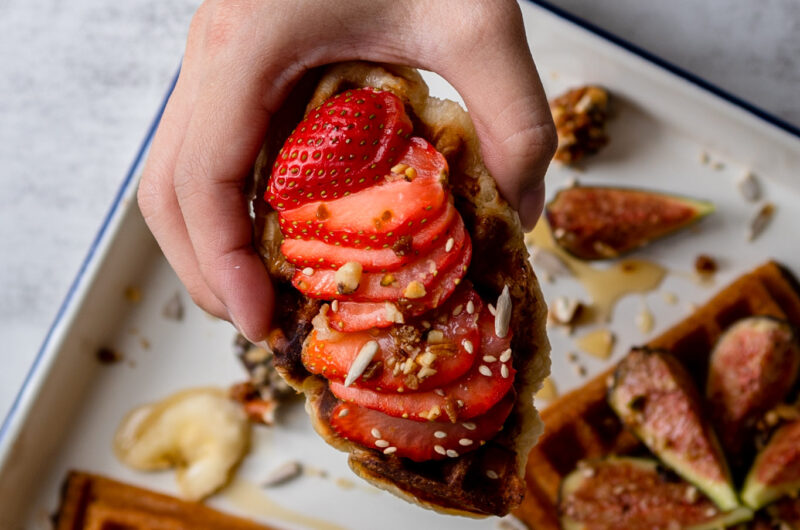 Breakfast Waffles in 3 Ways